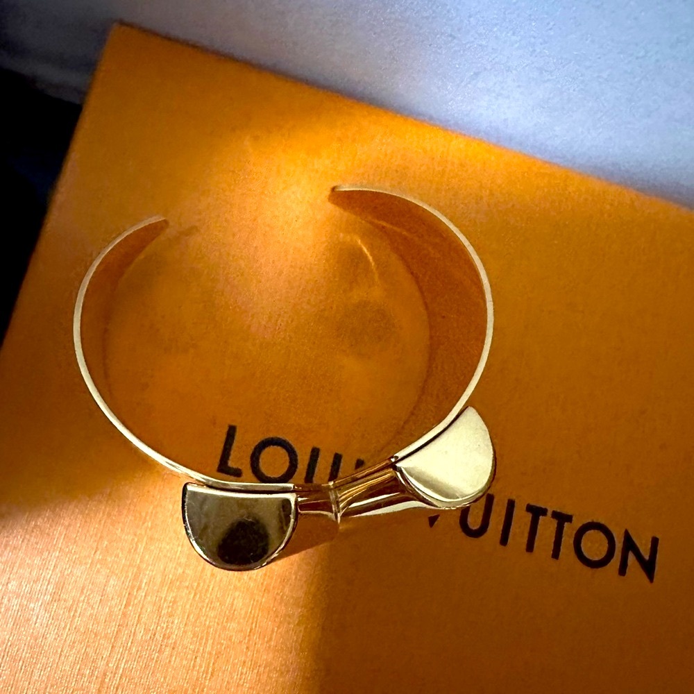 Louis Vuitton Gold Cuff Bracelet